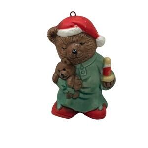 1993 Traditions 7 Eleven Citco "Sweet Dreams Bear" Hanging Porcelain Ornament